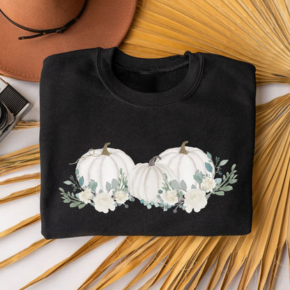 Floral Pumpkin Patch Sweatshirt