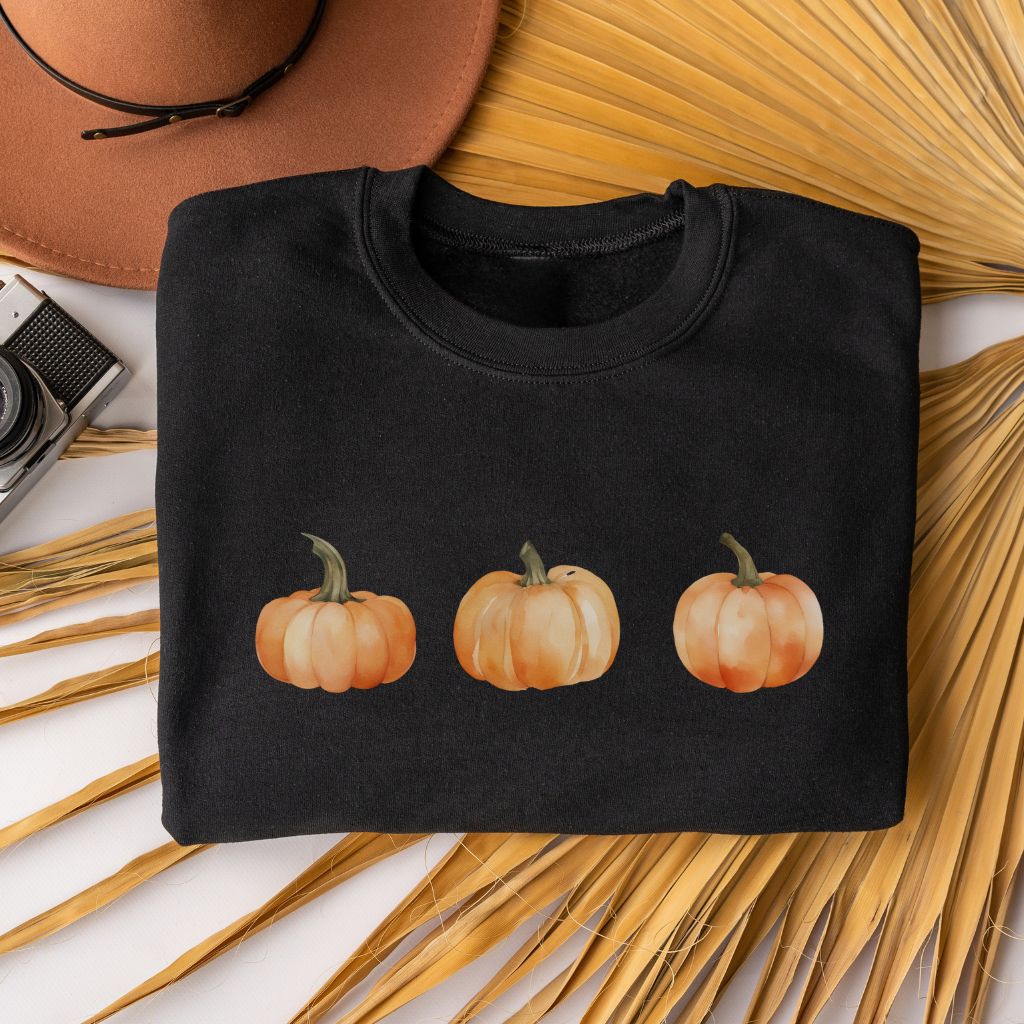 Pumpkin Graphic Crewneck Sweatshirt