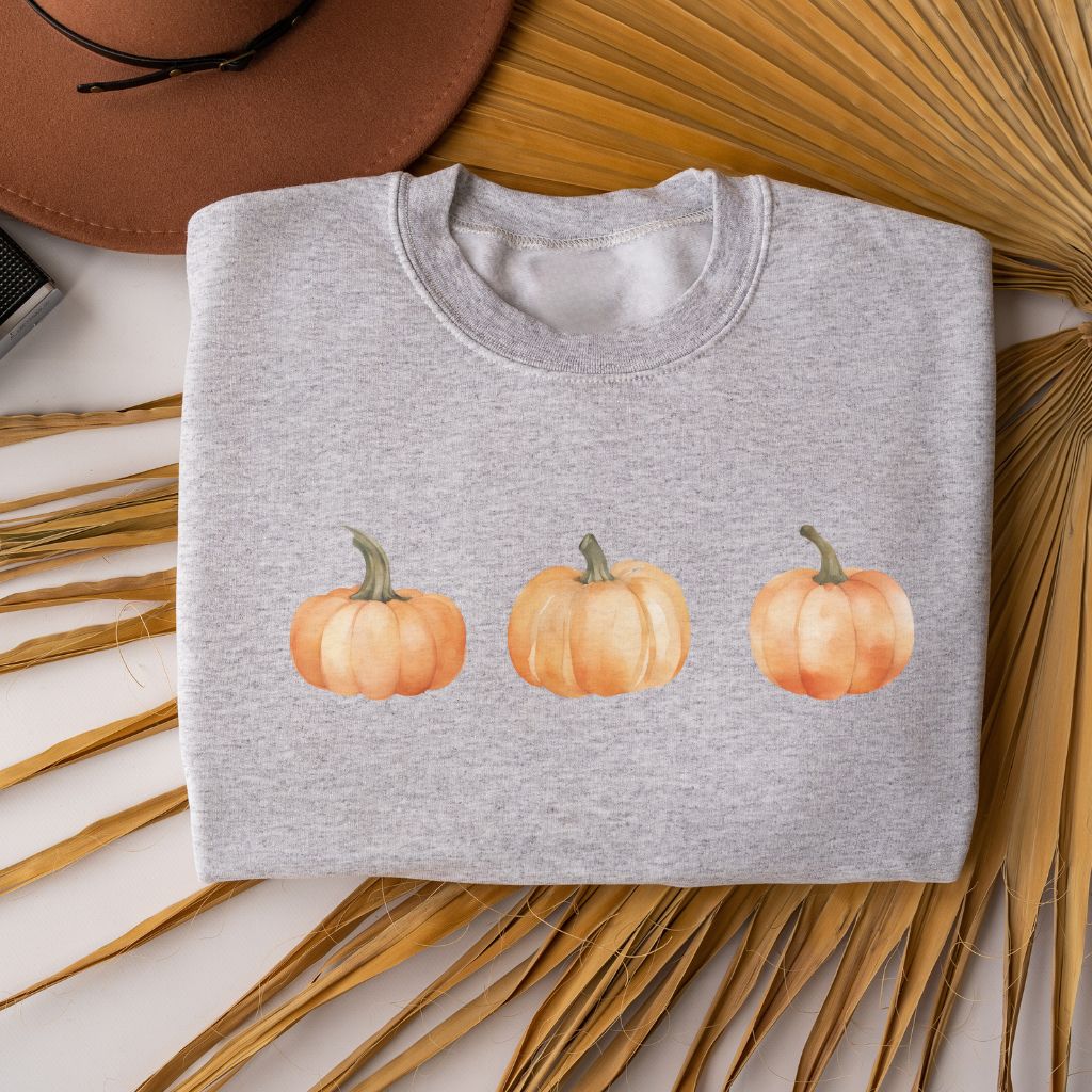 Pumpkin Graphic Crewneck Sweatshirt