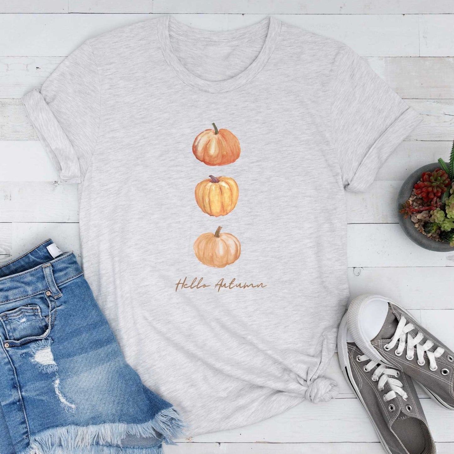 Short-Sleeve Pumpkin Graphic Shirt