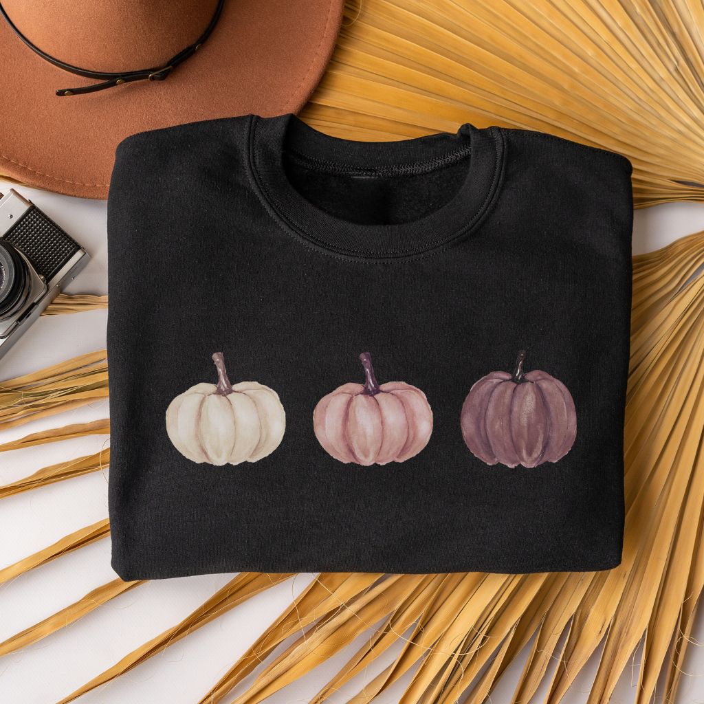 Pumpkin Graphic Crewneck Sweatshirt