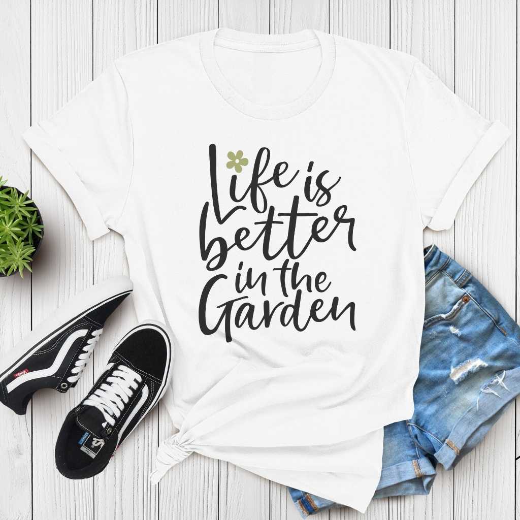 Short-Sleeve Life is Better in the Garden Shirt