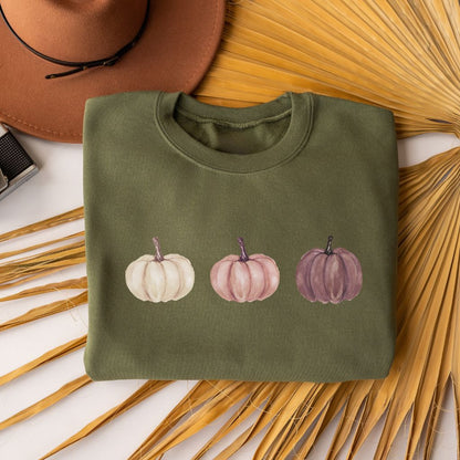 Pumpkin Graphic Crewneck Sweatshirt