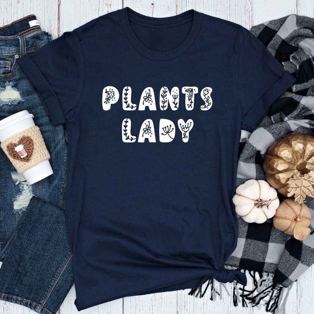 Short-Sleeve Plants Lady Shirt