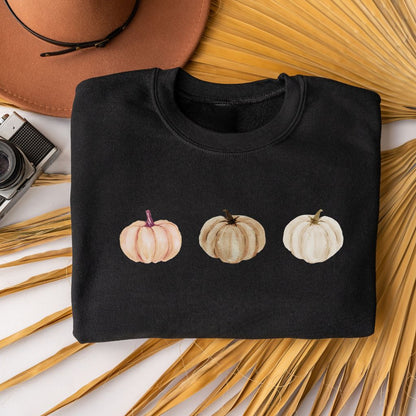 Watercolor Fall Pumpkins Sweatshirt