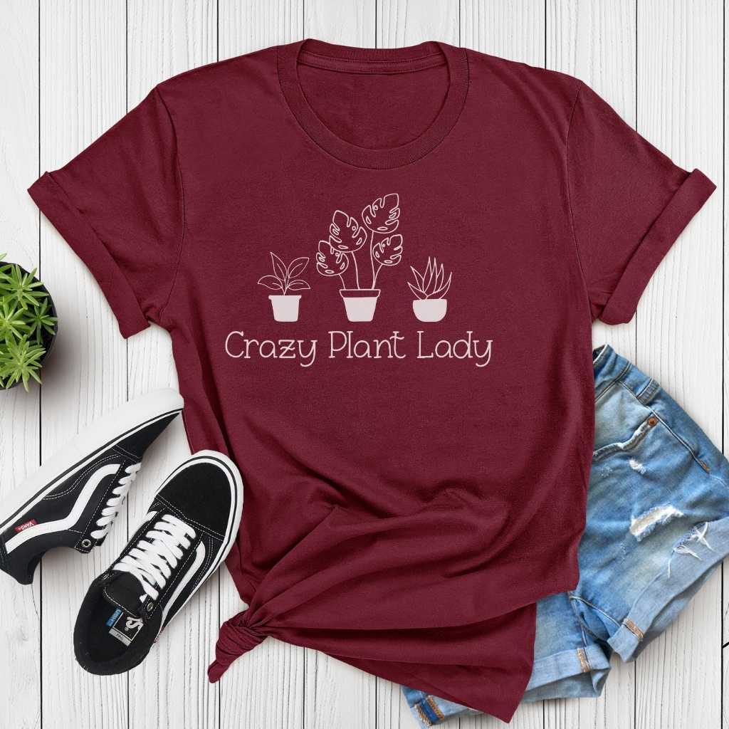 Short-Sleeve Crazy Plant Lady Shirt