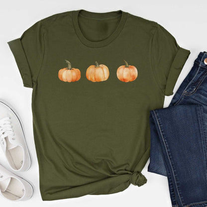 Short-Sleeve Pumpkin Graphic Shirt