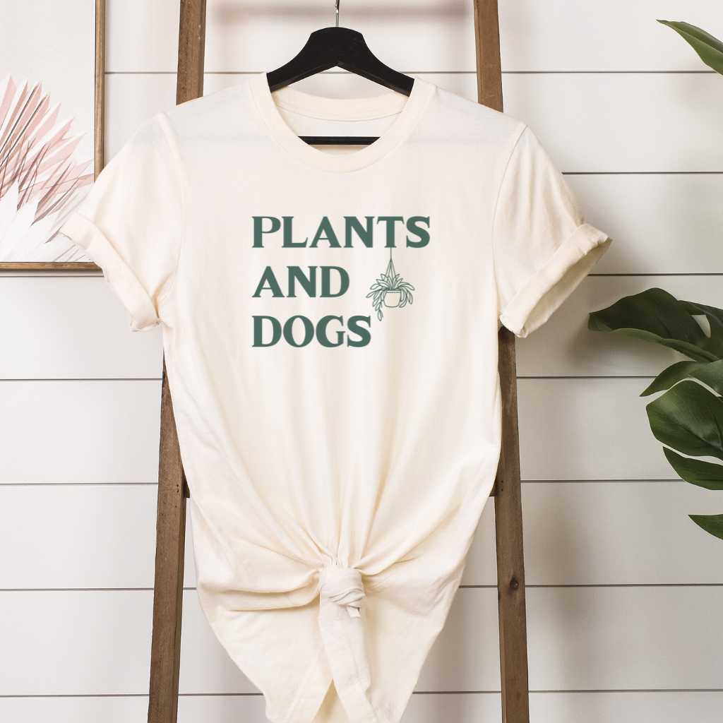 Short-Sleeve Plants and Dogs Shirt