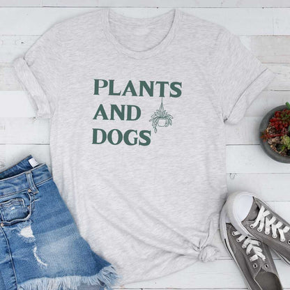 Short-Sleeve Plants and Dogs Shirt