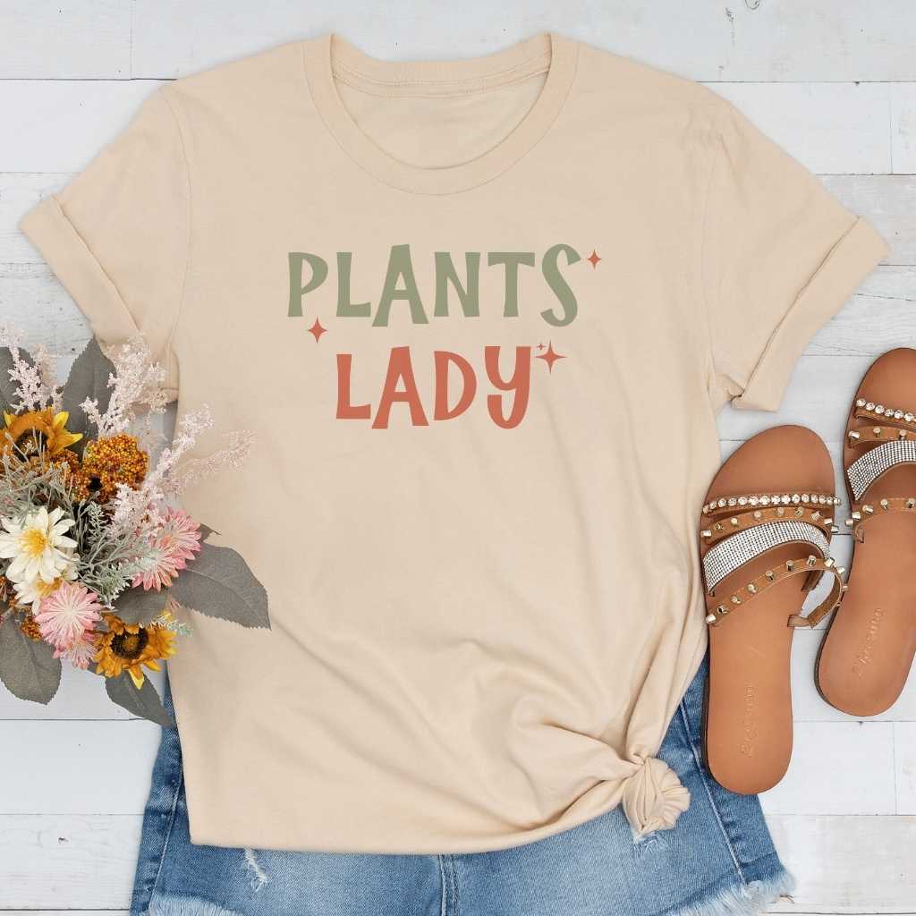 Short-Sleeve Plants Lady Shirt