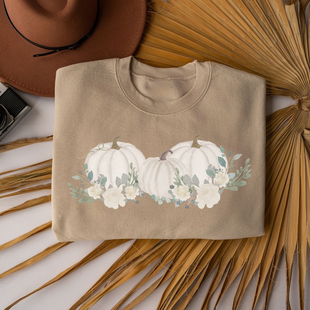 Floral Pumpkin Patch Sweatshirt