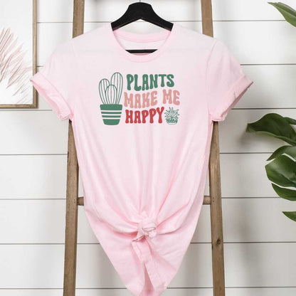 Short-Sleeve Plants Make Me Happy Shirt