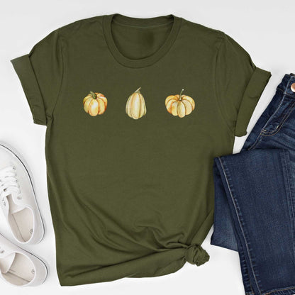 Short-Sleeve Pumpkin Graphic T-Shirt