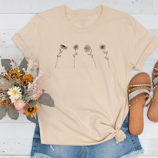 Short-Sleeve Wildflower Graphic Tee