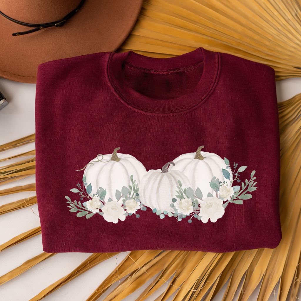 Floral Pumpkin Patch Sweatshirt