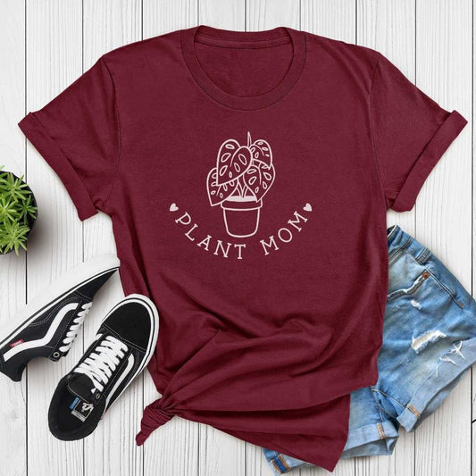 Short-Sleeve Plant Mom Shirt