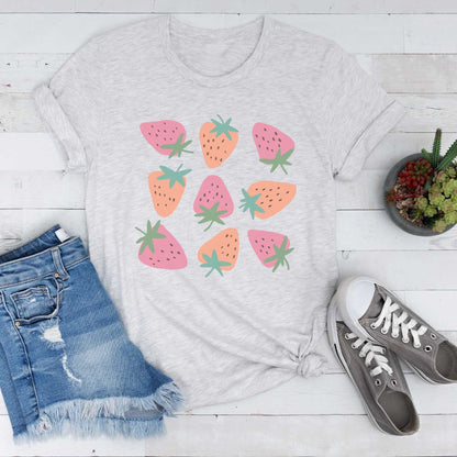 Short-Sleeve Strawberry Graphic Shirt