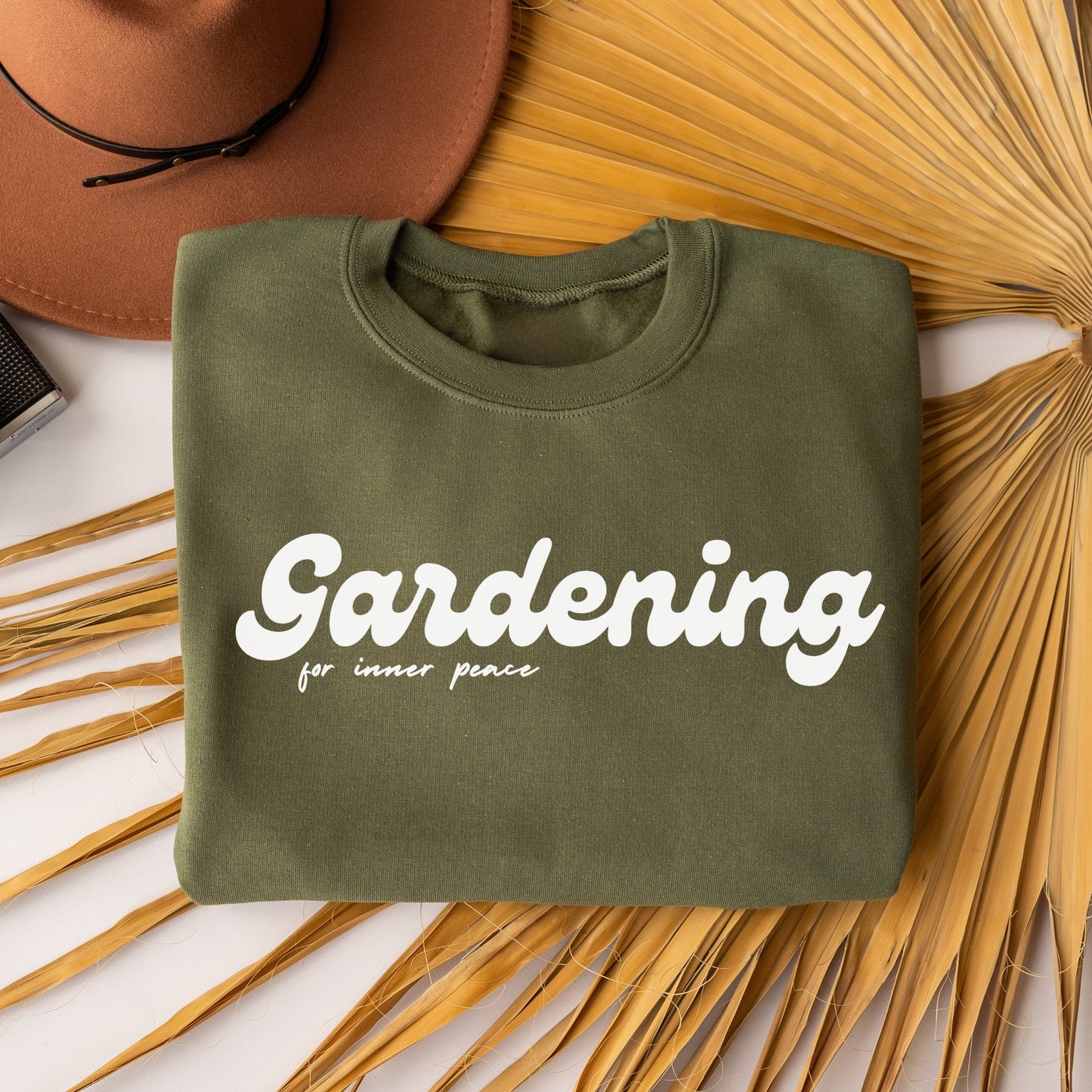 "Gardening for Inner Peace" Crewneck Sweatshirt