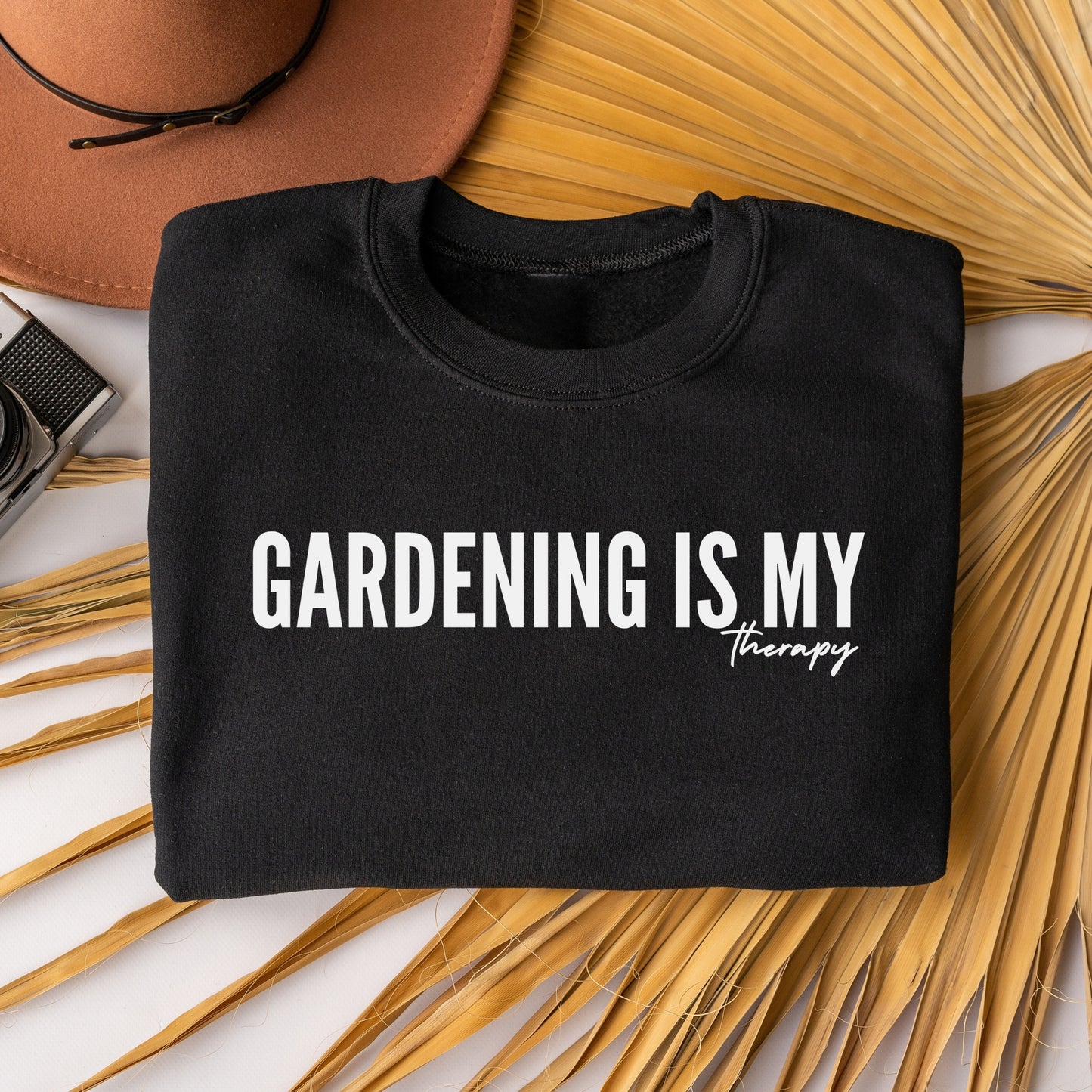 "Gardening is my Therapy" Crewneck Sweatshirt