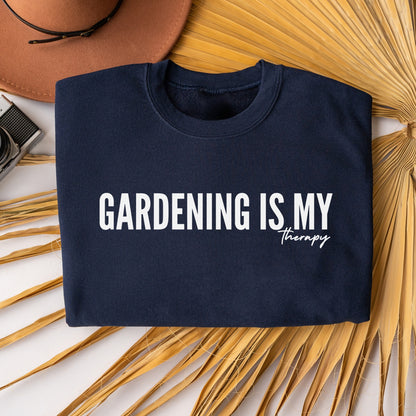 "Gardening is my Therapy" Crewneck Sweatshirt