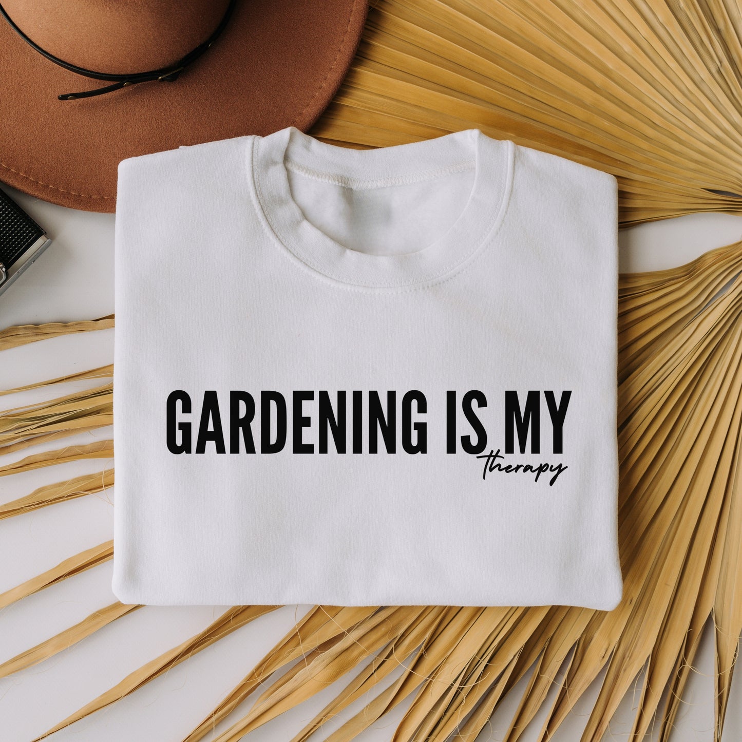 "Gardening is my Therapy" Crewneck Sweatshirt