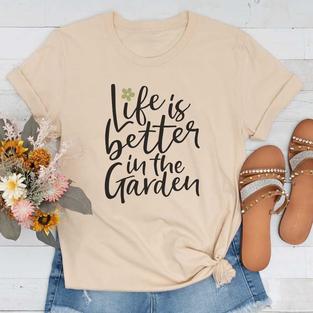 Short-Sleeve Life is Better in the Garden Shirt