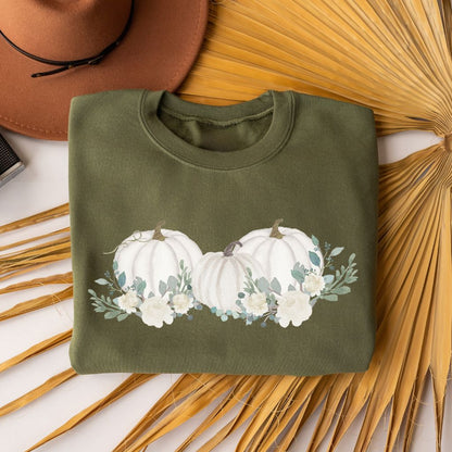 Floral Pumpkin Patch Sweatshirt