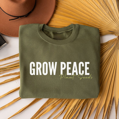 "Grow Peace Plant Seeds" Crewneck Sweatshirt