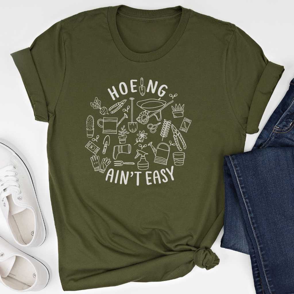 Short-Sleeve Hoeing Ain't Easy Shirt