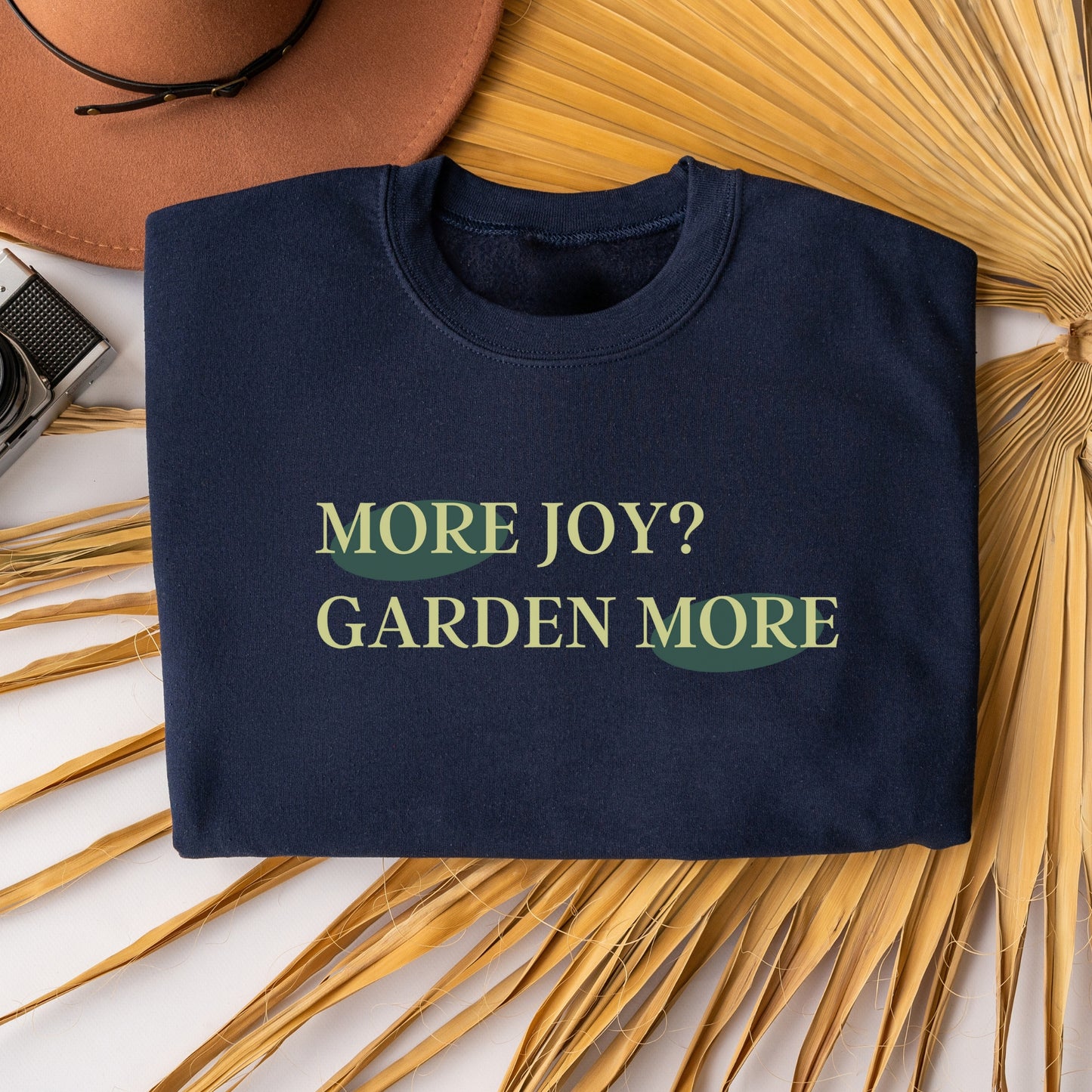 "More Joy? Garden More" Crewneck Sweatshirt