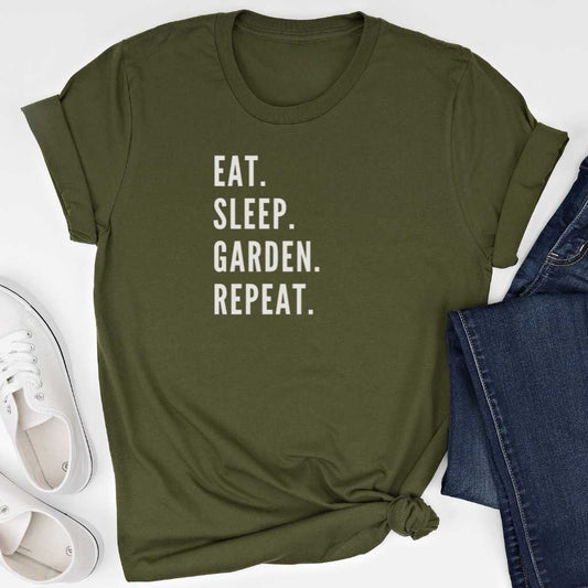 Short-Sleeve Eat. Sleep. Garden. Repeat Shirt