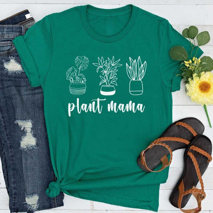 Short-Sleeve Plant Mama Shirt