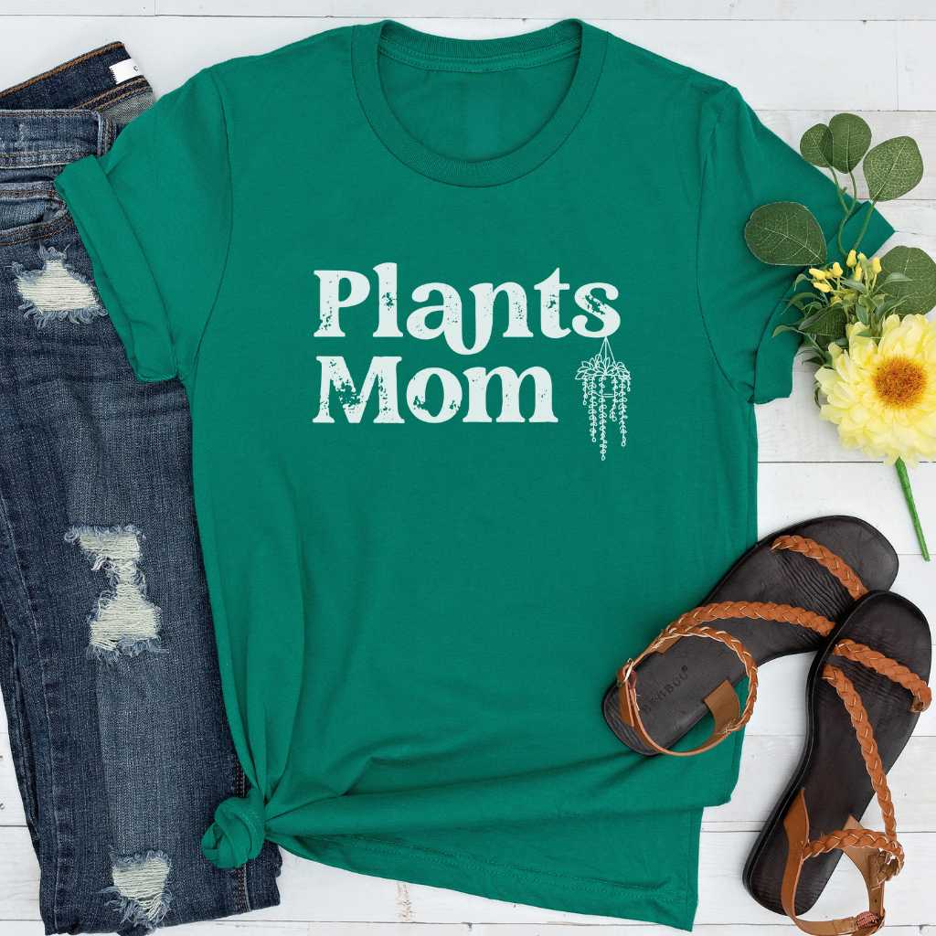 Short-Sleeve Plants Mom Shirt