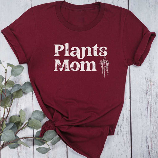 Short-Sleeve Plants Mom Shirt