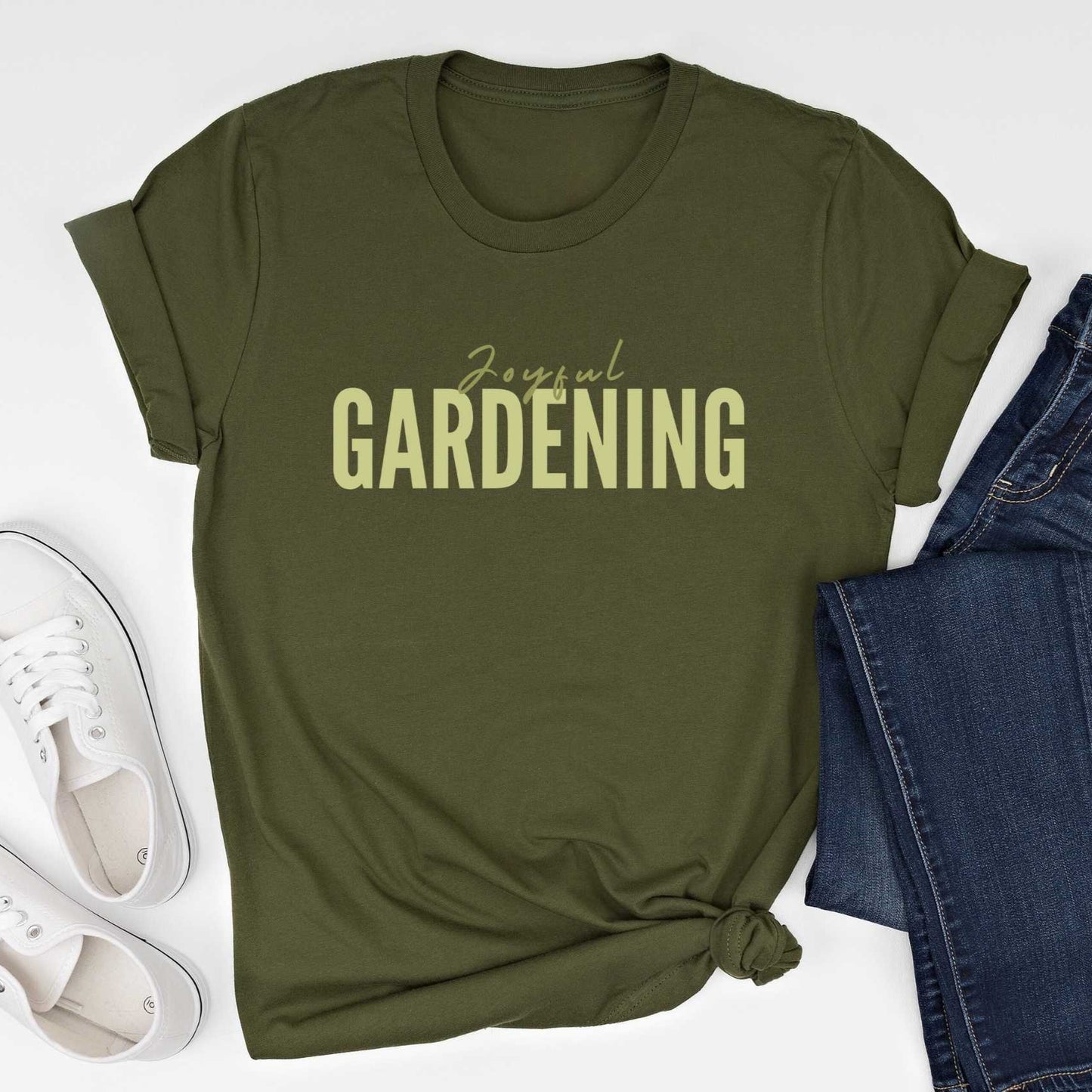 Short-Sleeve "Joyful Gardening" Shirt