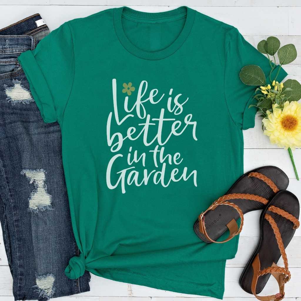 Short-Sleeve Life is Better in the Garden Shirt