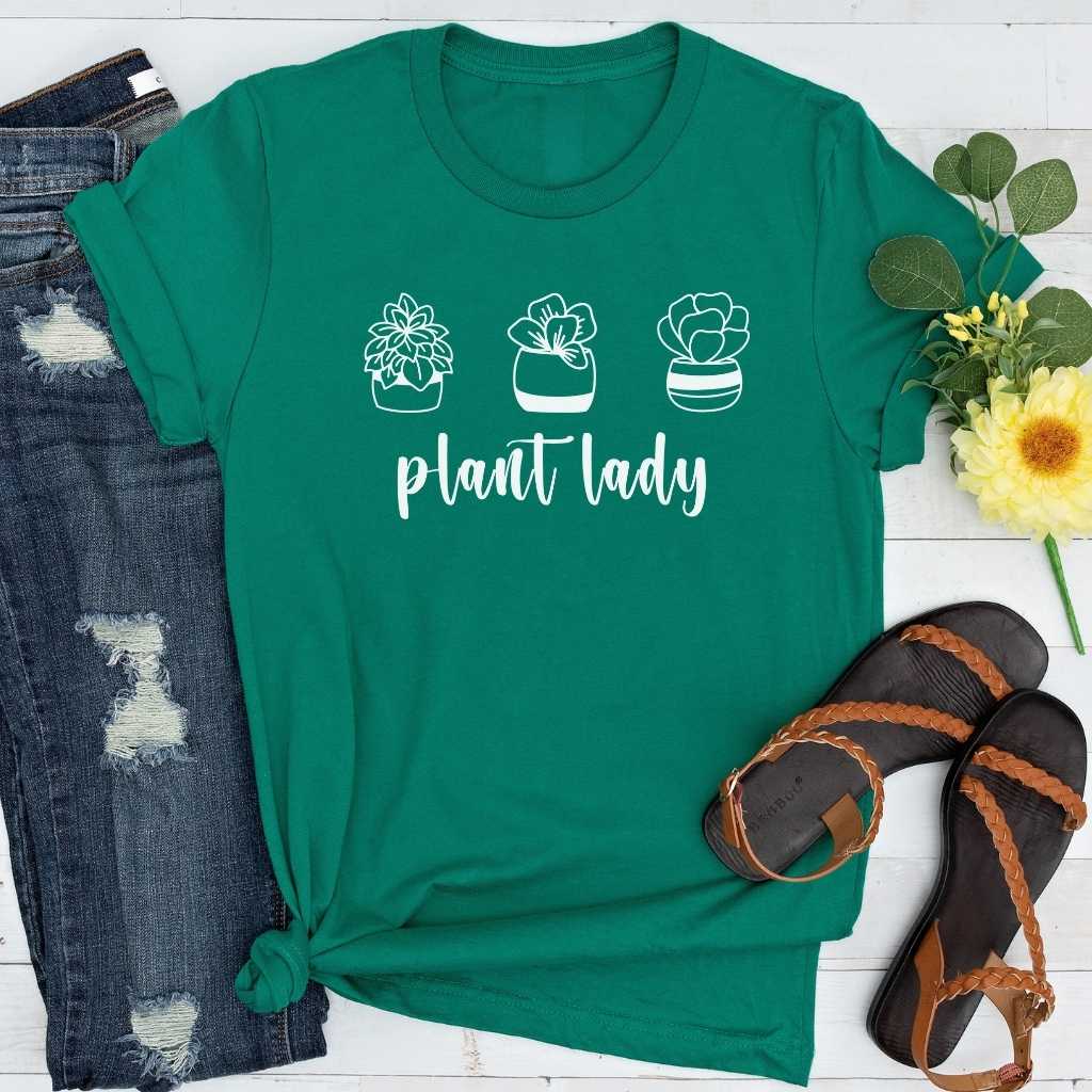 Short-Sleeve Plant Lady Shirt