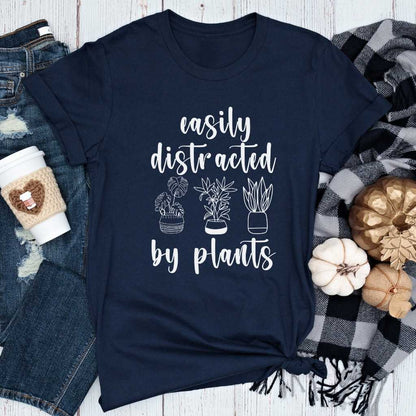 Short-Sleeve Easily Distracted by Plants Shirt