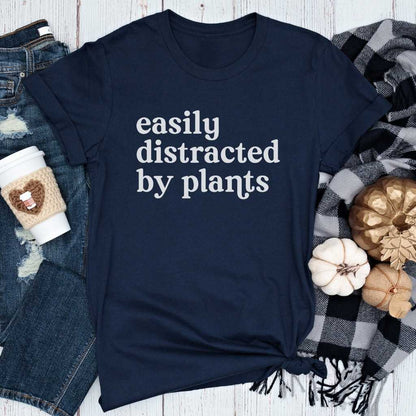 Short-Sleeve Easily Distracted by Plants Shirt