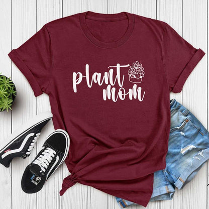 Short-Sleeve Plant Mom Shirt