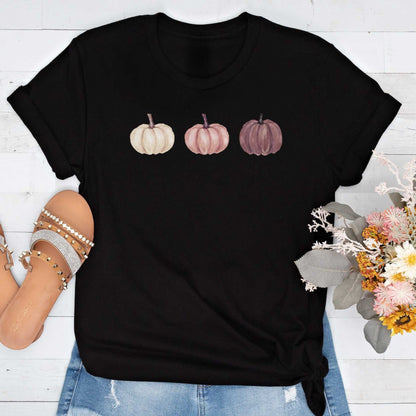 Short-Sleeve Pumpkin Graphic Shirt