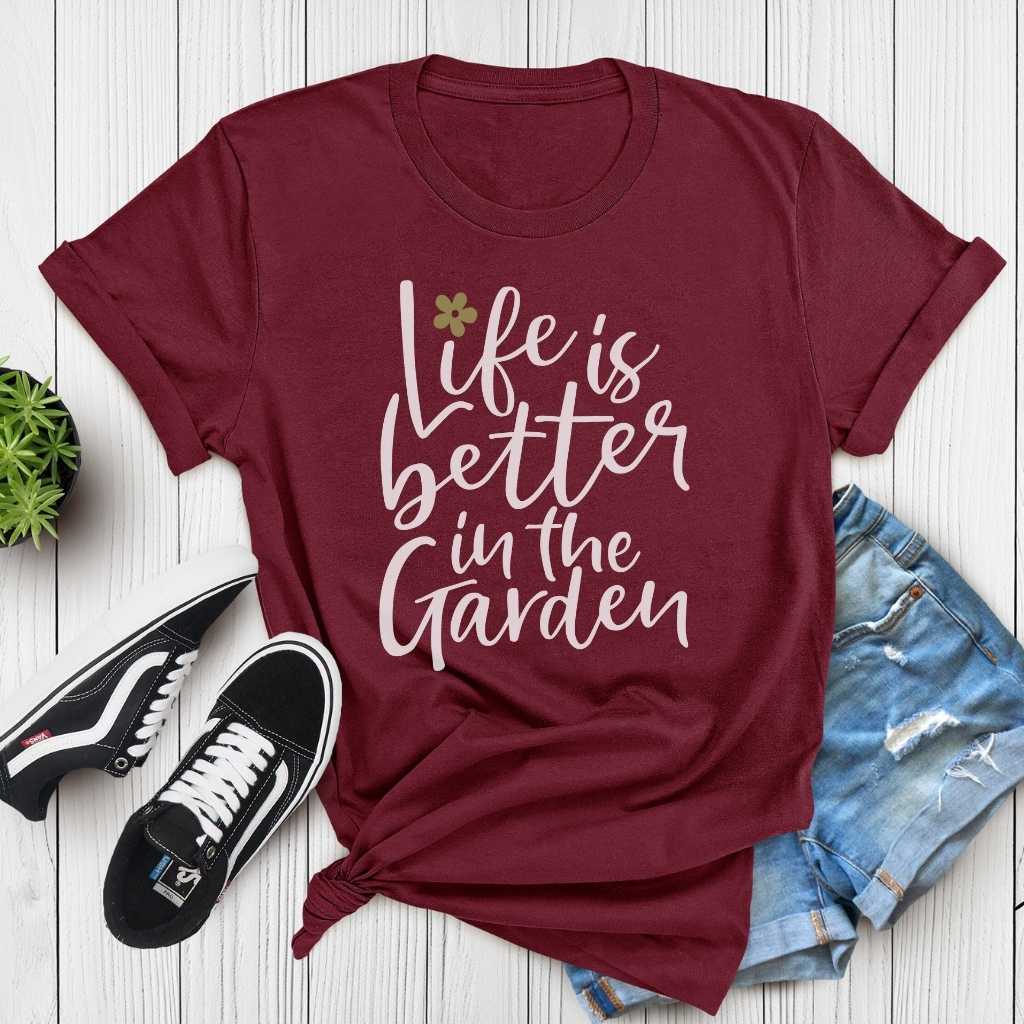 Short-Sleeve Life is Better in the Garden Shirt