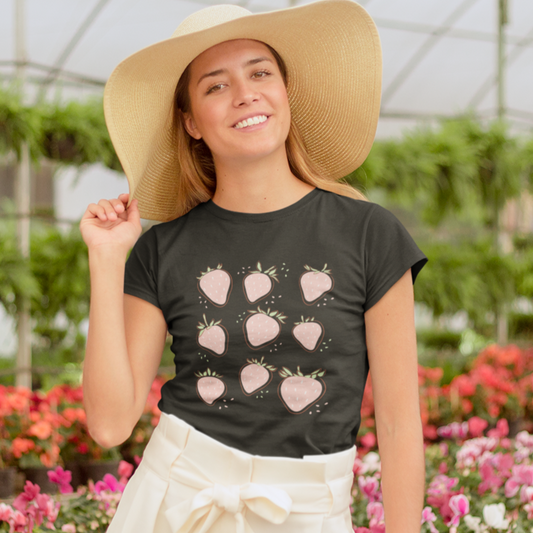 Short-Sleeve Strawberries Graphic Tee