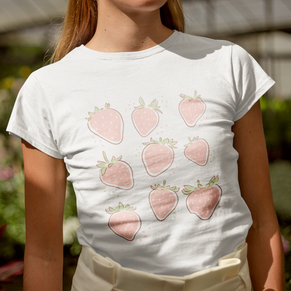 Short-Sleeve Strawberries Graphic Tee