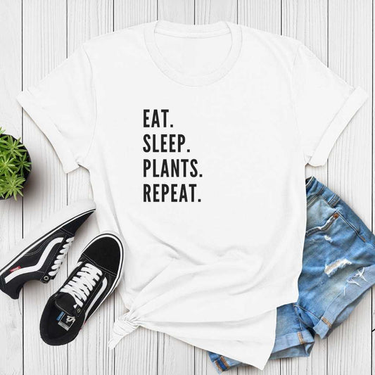 Short-Sleeve Eat. Sleep. Plants. Repeat Shirt