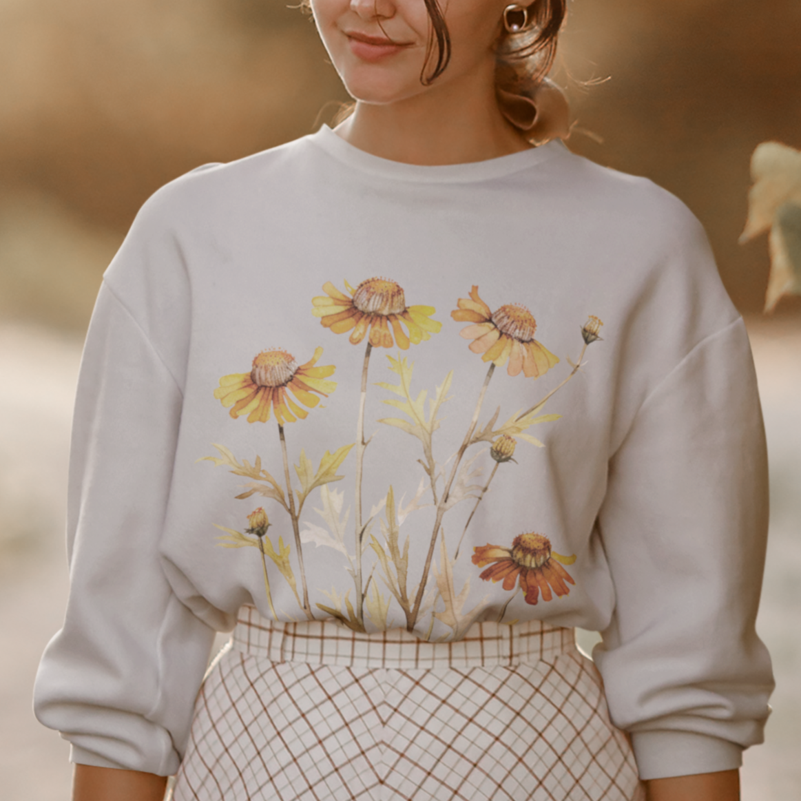 Fall Fllowers Sweatshirt