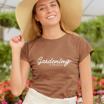 Short-Sleeve "Gardening is Growing" Tee