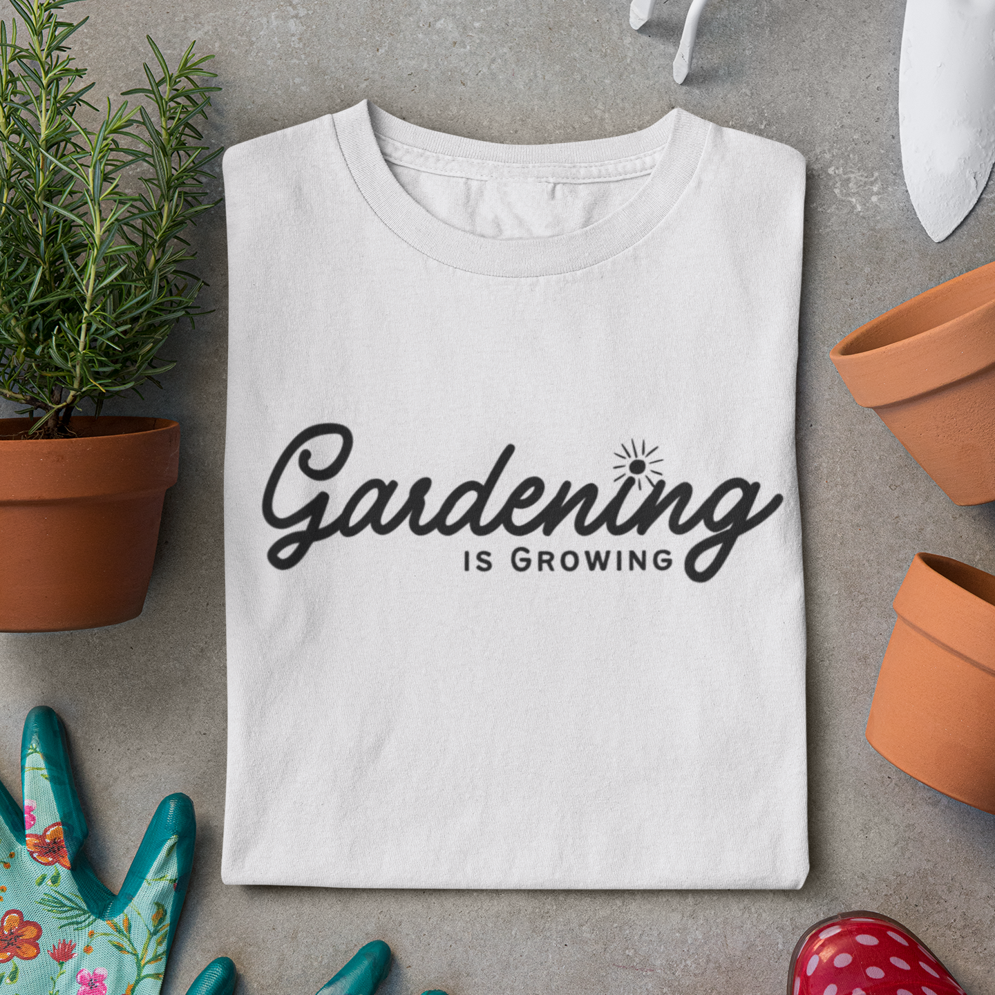 Short-Sleeve "Gardening is Growing" Tee