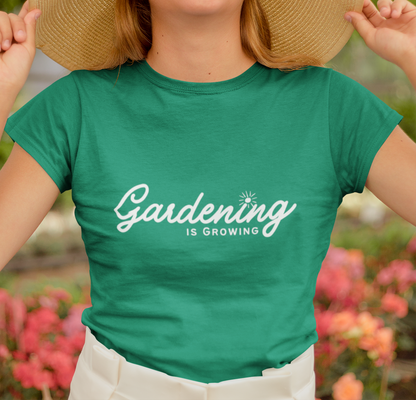 Short-Sleeve "Gardening is Growing" Tee