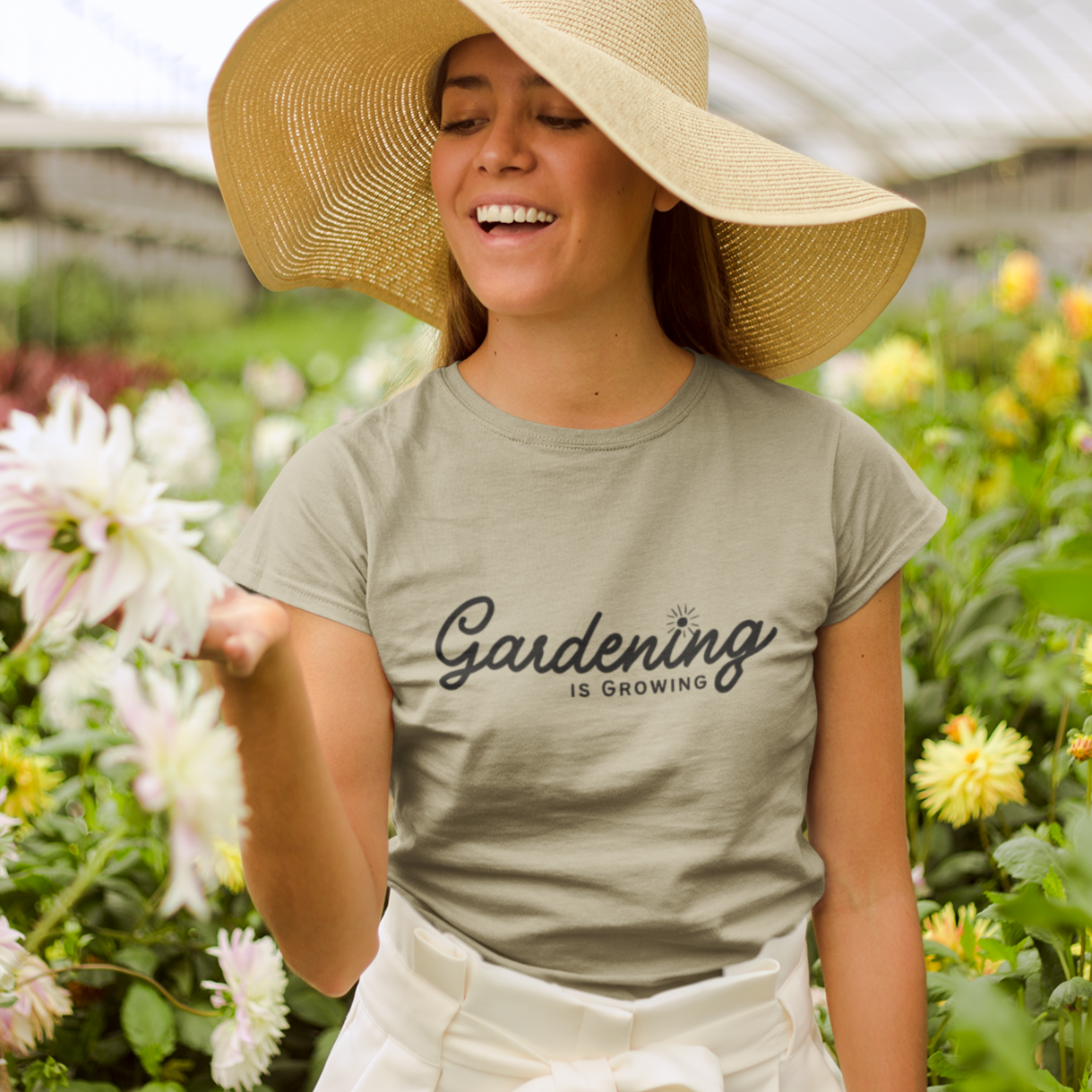 Short-Sleeve "Gardening is Growing" Tee